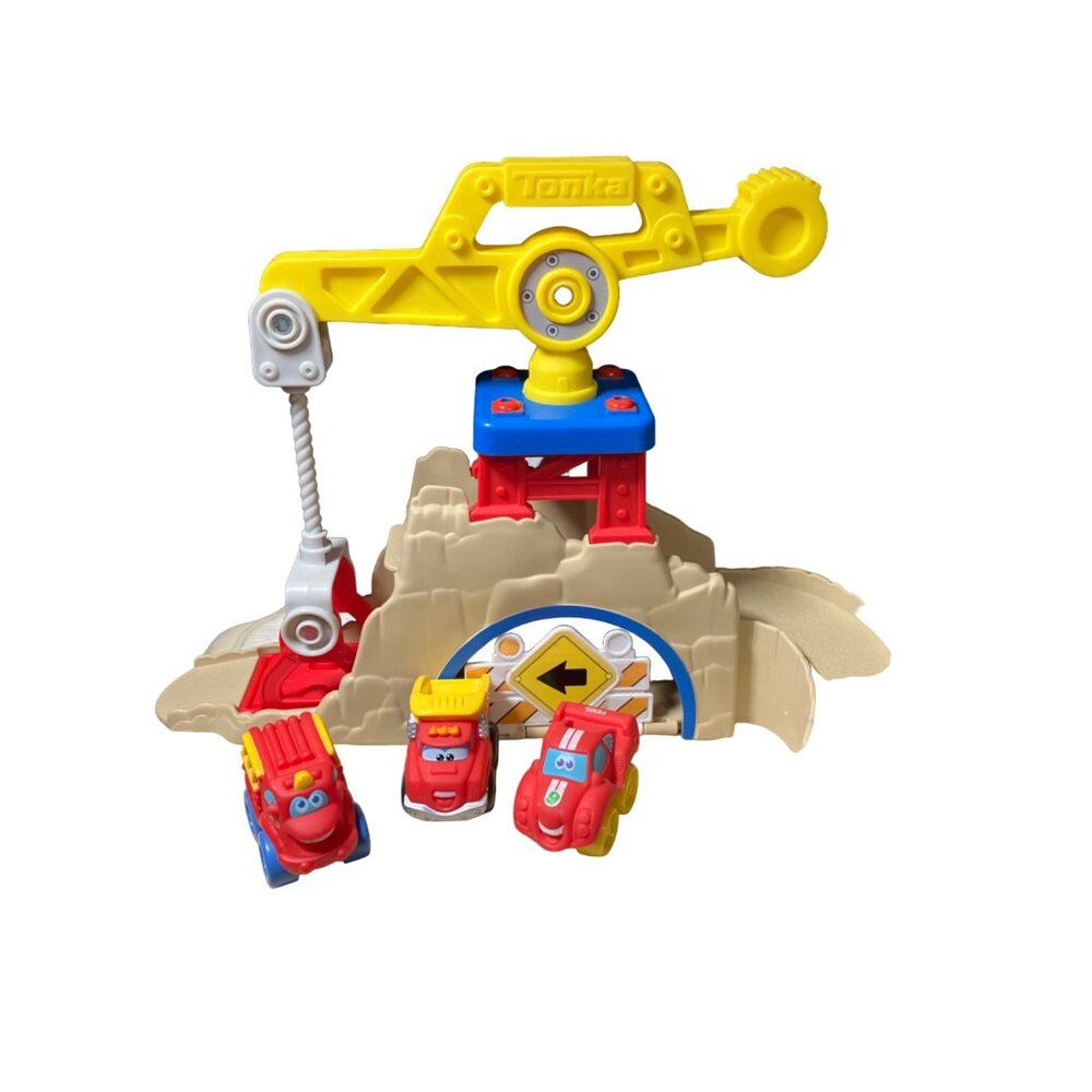 Chuck & Friends Fold "N Go Construction Playset with 3 Vehicles Tonka/ Hasbro